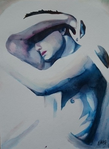 Vers bleu masculin by - le,