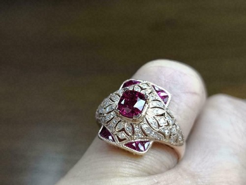 Bague fiançailles en - bague, or