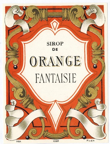 Chromo ancien doré - ,