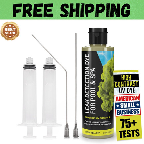 Pool leak detection - detection, kit