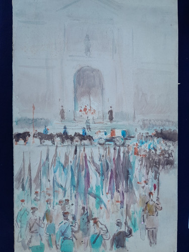 Peinture paris ancienne - paris,