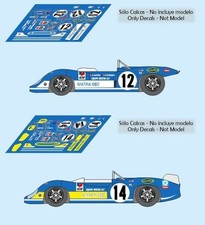 Décals Matra MS660 Paris 1970