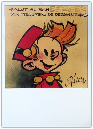 Affiche andré franquin - affiche, spirou
