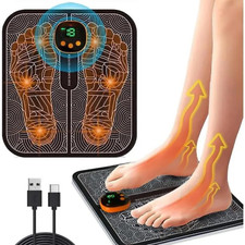 Appareil Massage Pied Électrique, Tapis, 8 Modes et 19 Vitesses