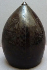 Noix de coco sculptée 19e siècle coconuts Marin ou bagnard