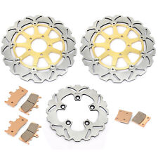 Disques de frein avant arrière Plaquettes pr Suzuki TL1000R 98-03 GSX-R750 96-99