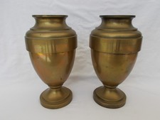 PAIRE VASE URNE BRONZE ANCIEN