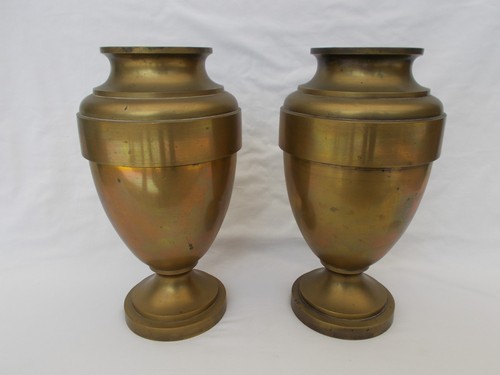 Paire vase urne bronze ancien - paire,