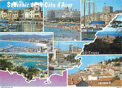 Carte postale var - postale,