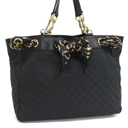 Sac fourre tout toile gucci - sac,