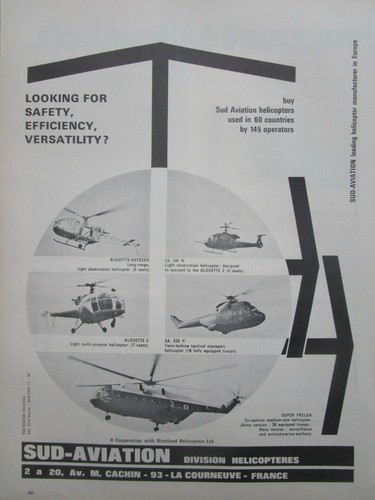 1969 pub sud aviation - pub,