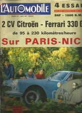 L'AUTOMOBILE N°227 2CV CITROEN / FERRARI 330 GT / DAF / 1600 BMW / BRISTOL 1954