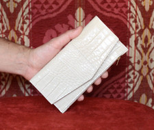 Portefeuille femme cuir fait