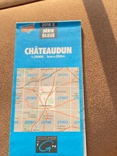 Carte IGN série bleue Châteaudun 2018 Est