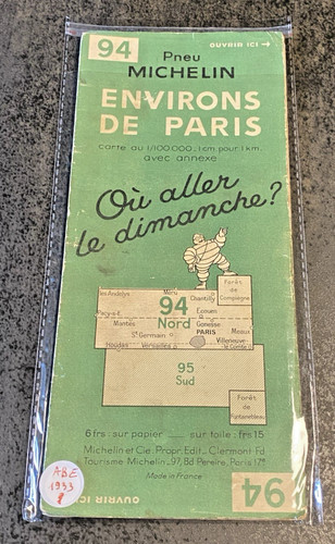 Carte routière michelin - carte,