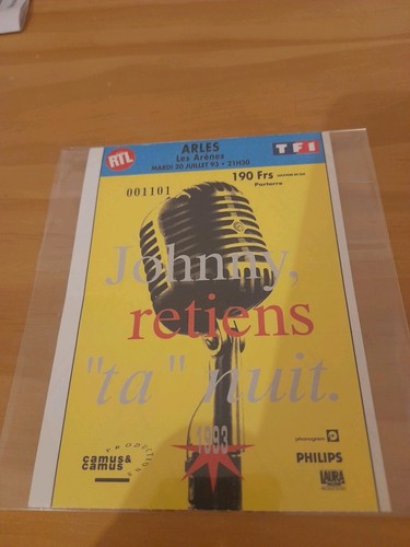 Billet place ticket concert - ticket,