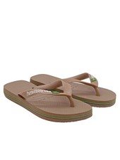 HAVAIANAS Tong Dames Sandales T EU 35 brun style décontracté
