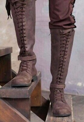 Bottes médiévales cuir - bottes, /
