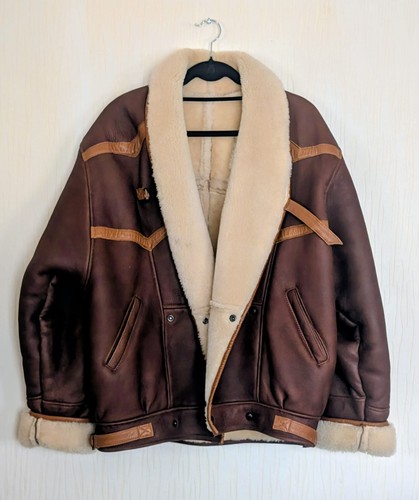 Veste bombardier vintage - vintage, cuir