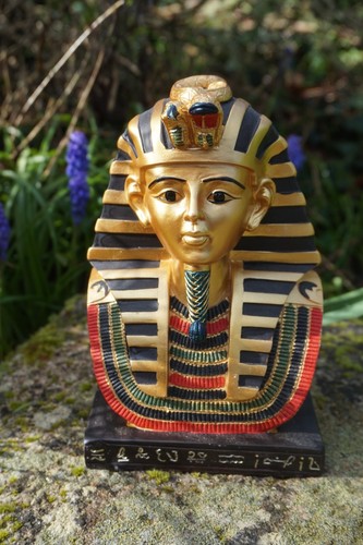 413 figurine buste pharaon - figurine,