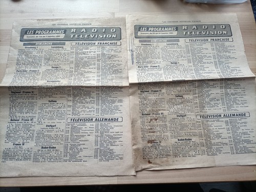 Ancien journal les programmes - ancien,