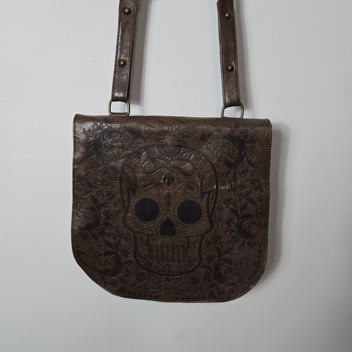 Loungefly brown skull - loungefly,