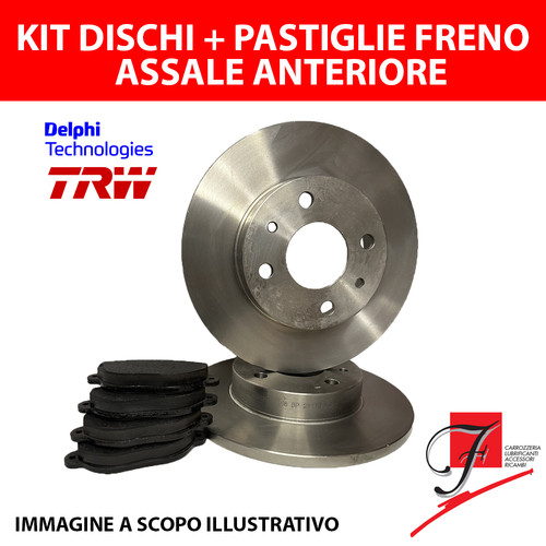 Kit disques plaquettes avant - kit,