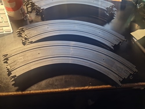 Lot rails courbes tyco b - 6,