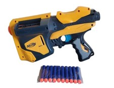 Nerf Dart Tag Speedload 6 Pistolet Blaster 6 Coups + 10 Fléchettes Neuves TBE
