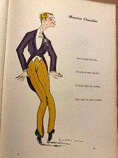 Fred Bedoc, Dans le fauteuil d'Alceste, théâtre, caricatures, dédicacé…1922,