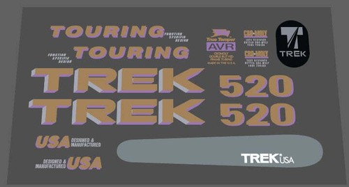 Trek 520 decal set