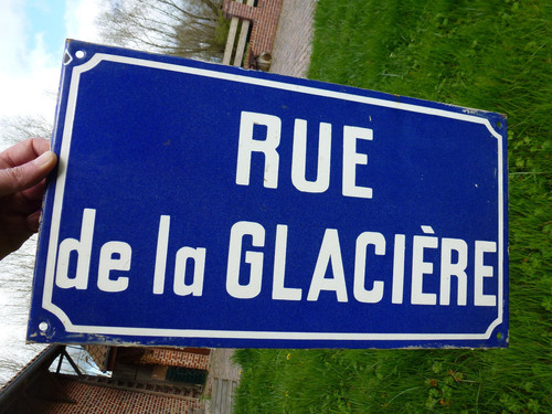 Ancienne plaque rue - plaque,