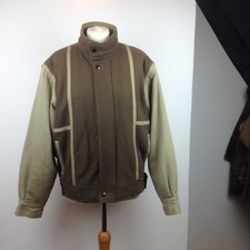 Vintage Veste Blouson Homme Pierre Cardin Laine Vert T M