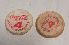 Capsules Plastique Point Aventure Coca-Cola Années 1980