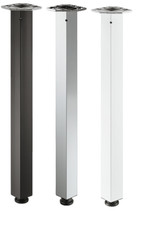 Pied de Table 705 Pied de meuble Argent Noir Blanc Meuble Table les Jambes Carré