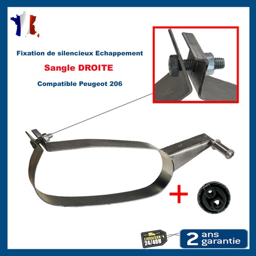 Collier echappement sangle - sangle, +