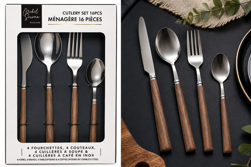 Ménagère pièces inox - 16,