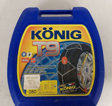 KÖNIG T9 080 - Chaînes neige 9mm  jantes de 13 à 17