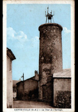 SAINTE-TULLE (04) TOUR de l'HORLOGE avec CLOCHE & VILLAS en 1940