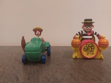 Figurines Ronald Tracteur 1995 et Hamburglar batterie 1993  MAC DONALD'S VINTAGE