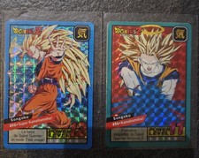 Carte Dragon Ball Z CARDDASS 496 Fr Le Grand Combat Power Level Prisme Face A-B 