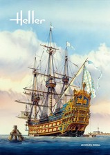 SOLEIL ROYAL - HELLER 1/100 PLASTIC KIT