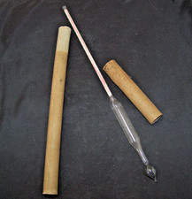 Ancien alcoomètre etui - +,