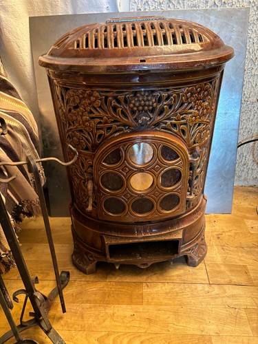 Ancien poêle fonte deville - ancien,