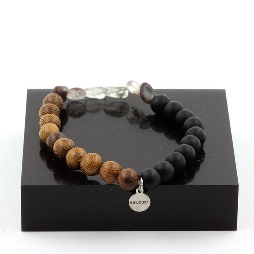 Bracelet quartz fantôme - quartz,