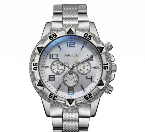 Montre quartz homme acier - homme, inox