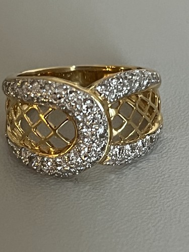 7380 bague bandeau vintage - 7380-,