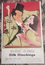 Ancienne affiche (US)  SILK STOCKINGS  1957 60X40  Fred ASTAIRE Cyd CHARISSE