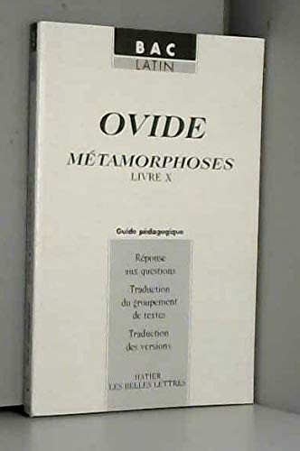 Ovide métamorphoses livre - "métamorphoses":,