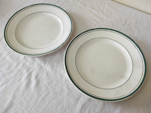Anciennes assiettes plates - 2,